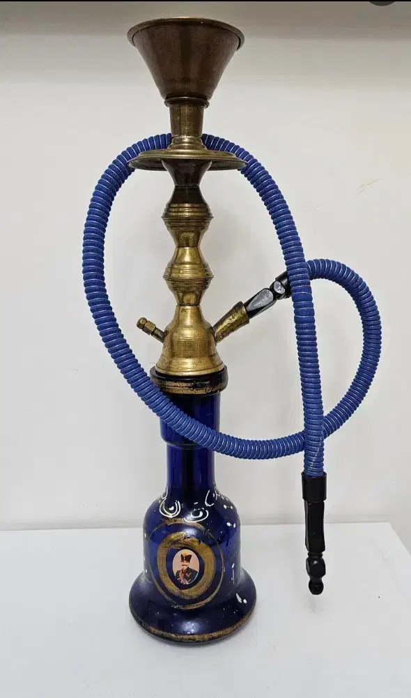 قلیون برنجی قدیمی|کلکسیون اشیاء عتیقه|بهشهر, |دیوار