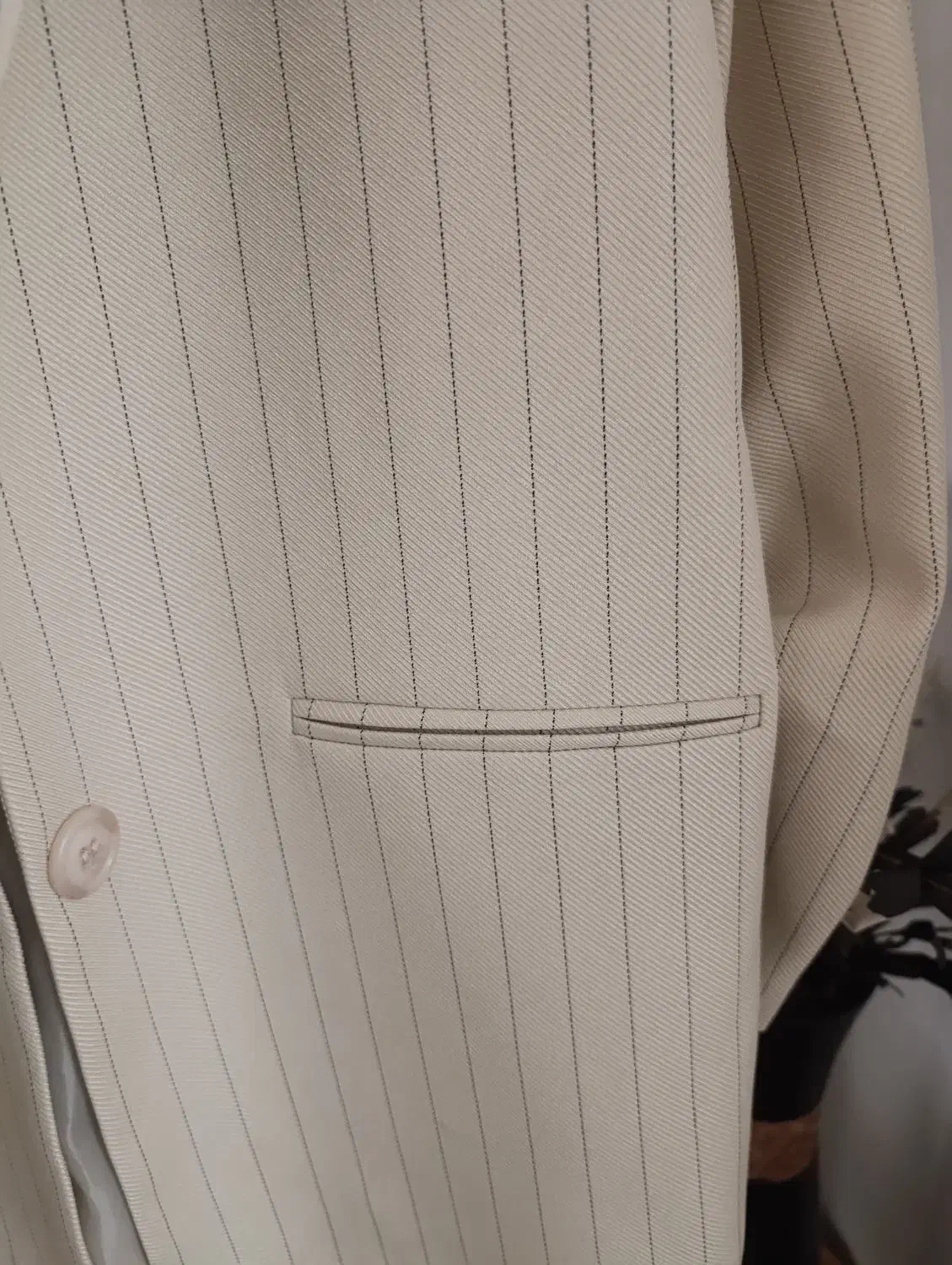 کت  مجلسی شیری  راه راه|لباس|تهران, سیروس|دیوار