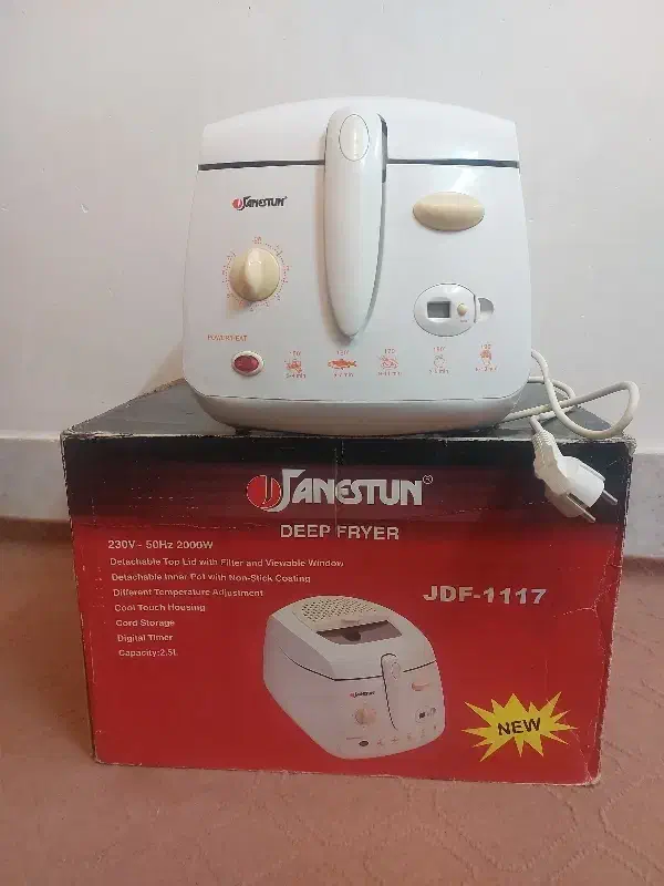 سرخ کن جانستون با روغن ۲.۵ لیتری|اجاق گاز و لوازم برقی پخت‌وپز|خمینی‌شهر, |دیوار