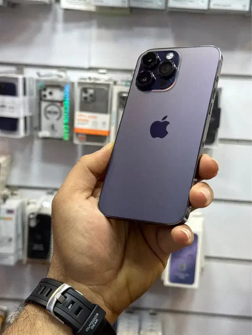 iPhone 14 Promax 256 ZA/A deep blue  ریجستری شده|موبایل|اهواز, کوی ملی راه|دیوار