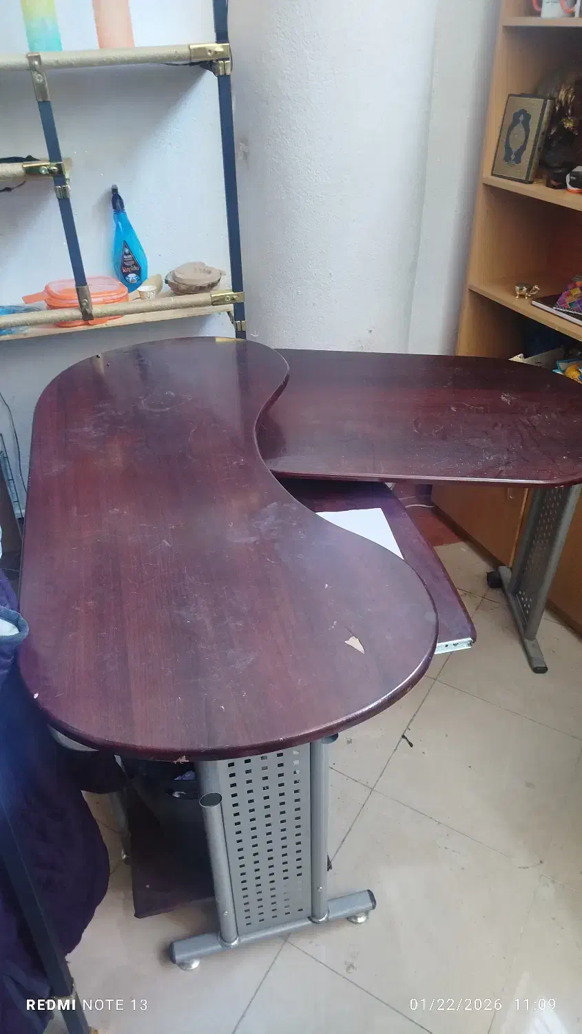 میز کامپیوتر دو لنگه|دفتر کار|اردبیل, |دیوار