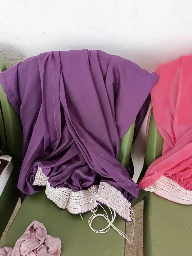 پرده رنگی حریر|پرده، رانر، رومیزی|لاهیجان, لیالستان|دیوار