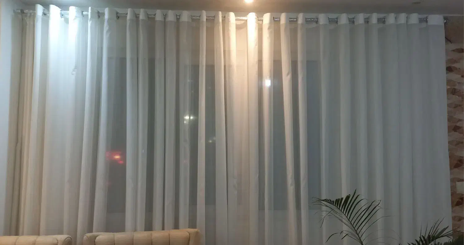 دوعدد پرده ی پذیرایی درحد نو|پرده، رانر، رومیزی|صومعه‌سرا, |دیوار