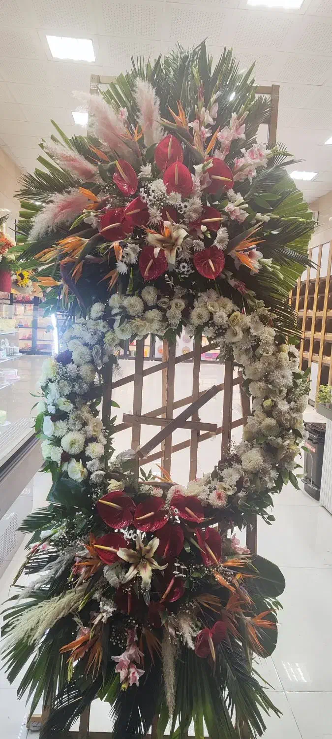 تاج گل افتتاحیه|گل و گیاه طبیعی|مشهد, هنرور|دیوار