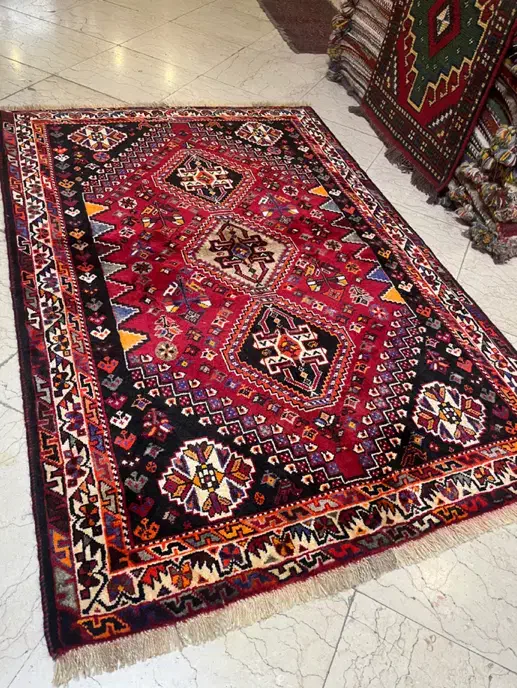 قالیچه اصل قشقایی شیراز|فرش|تهران, سعادت‌آباد|دیوار