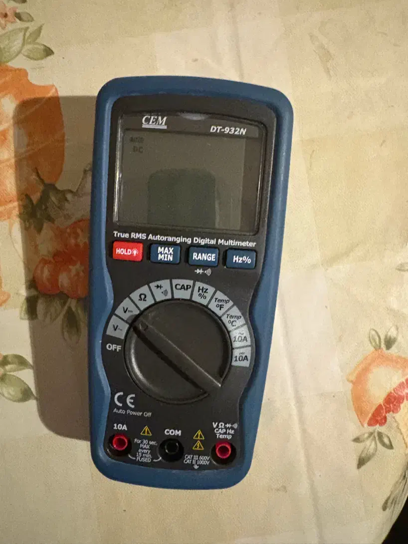 مولتیمتر CEM DT-916N نو و آکبند قیمت ویژه|ابزارآلات|تهران, قیطریه|دیوار