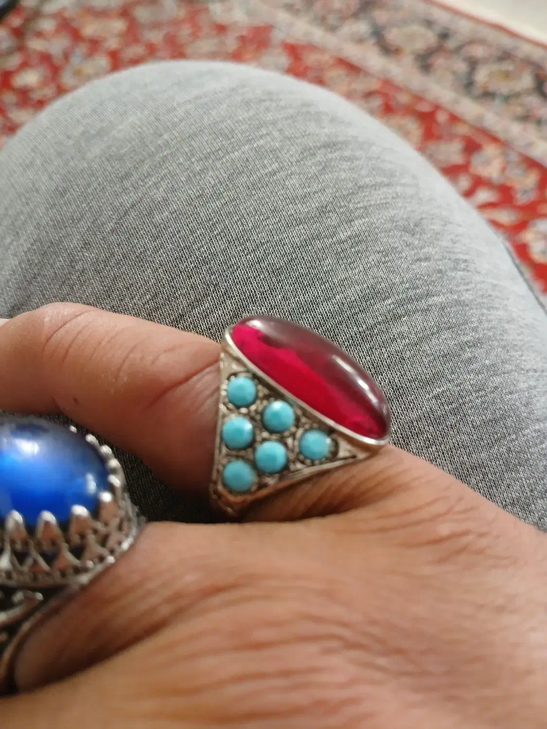 انگشتری شیک خاص پسند نقره|جواهرات|نیشابور, فردوسی جنوبی|دیوار