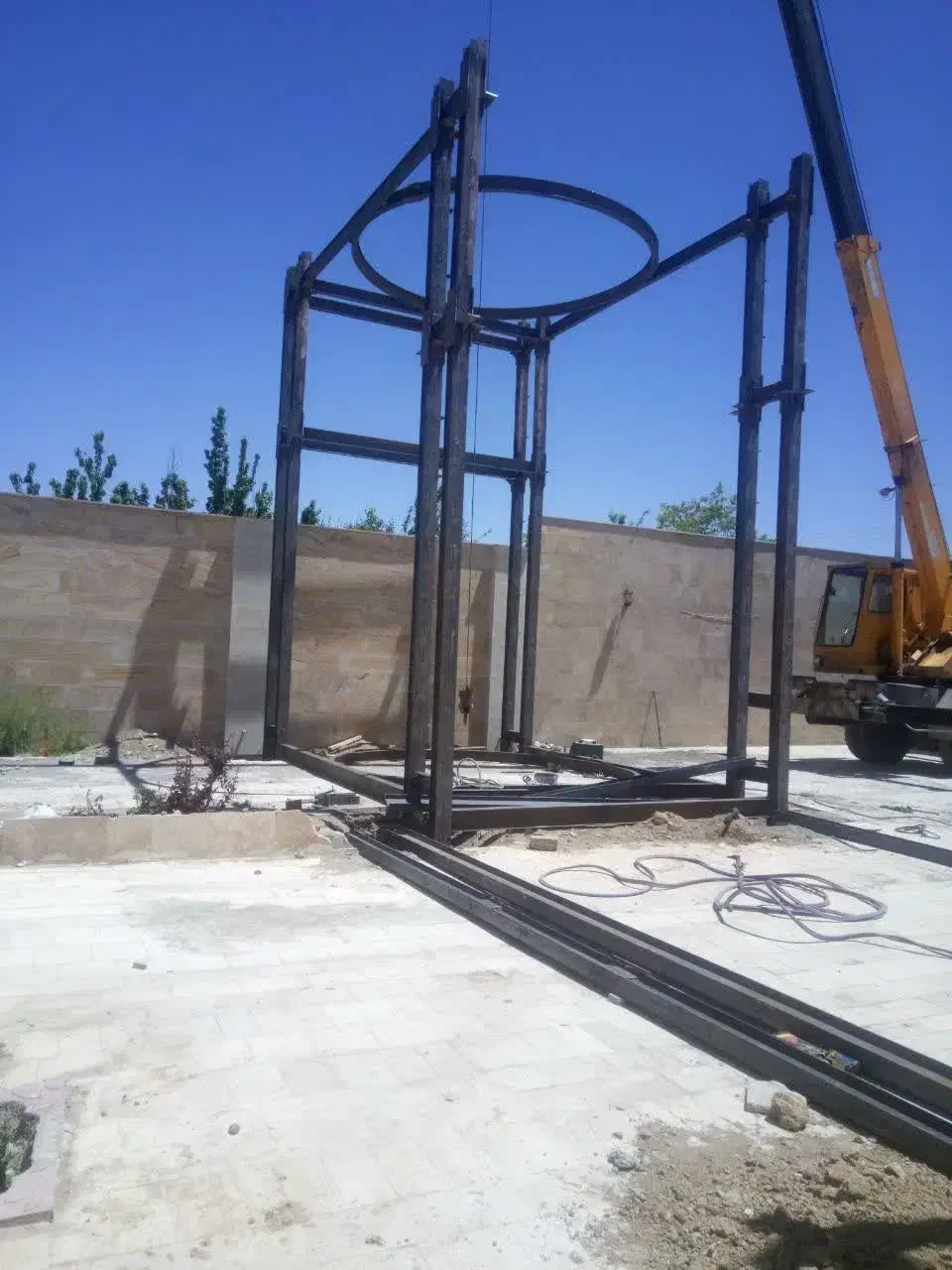 جوشکاری اسکلت فلزی|خدمات پیشه و مهارت|اراک, |دیوار