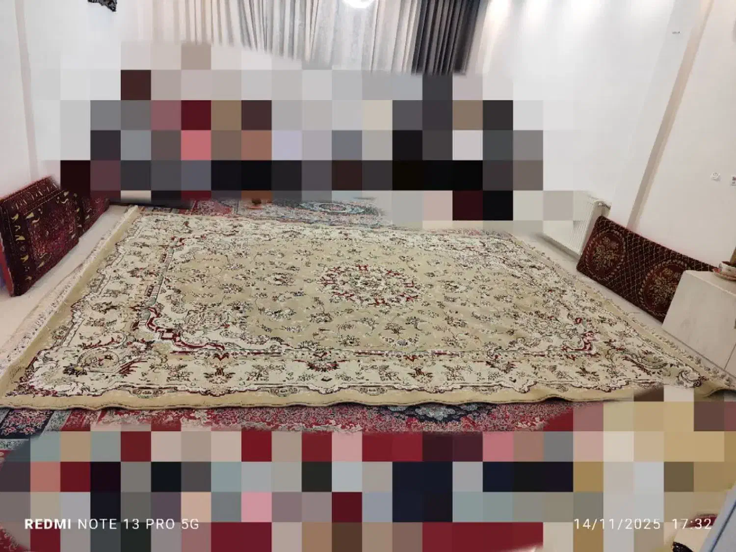 یک جفت فرش آرامشهدکاملاسالم شسته شده وتمیزومرتب|فرش|مشهد, سپاد|دیوار