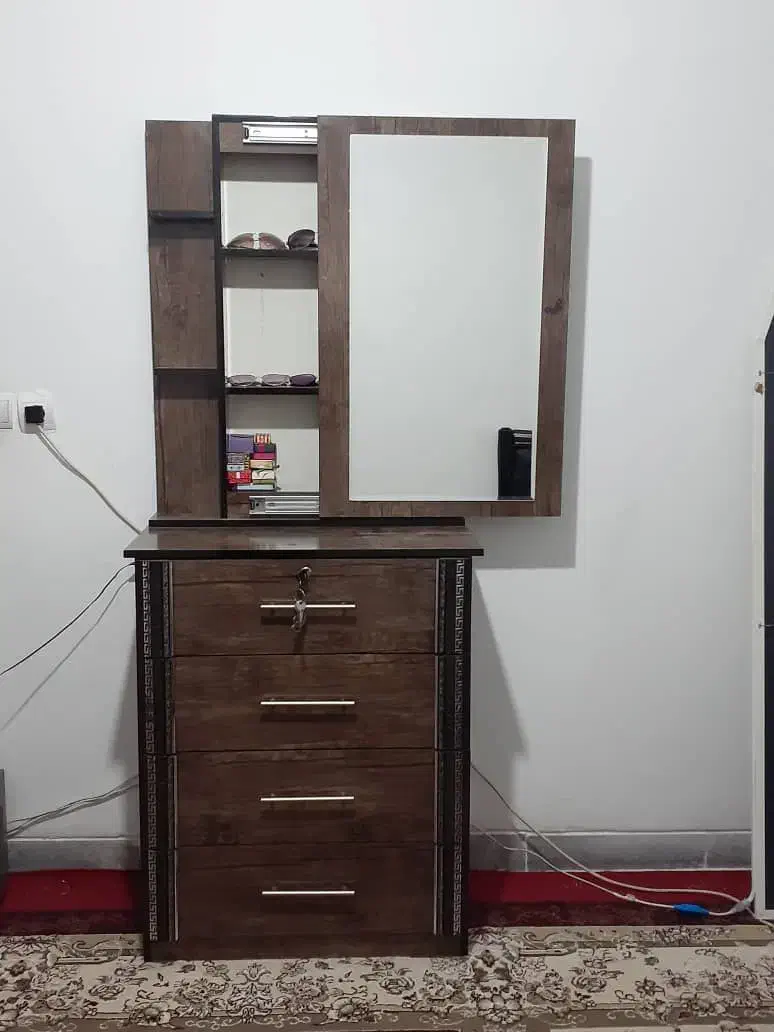 میز آرایشی،آینه ریلی|جاکفشی، کمد، دراور|مرودشت, بیست متری بیمارستان|دیوار