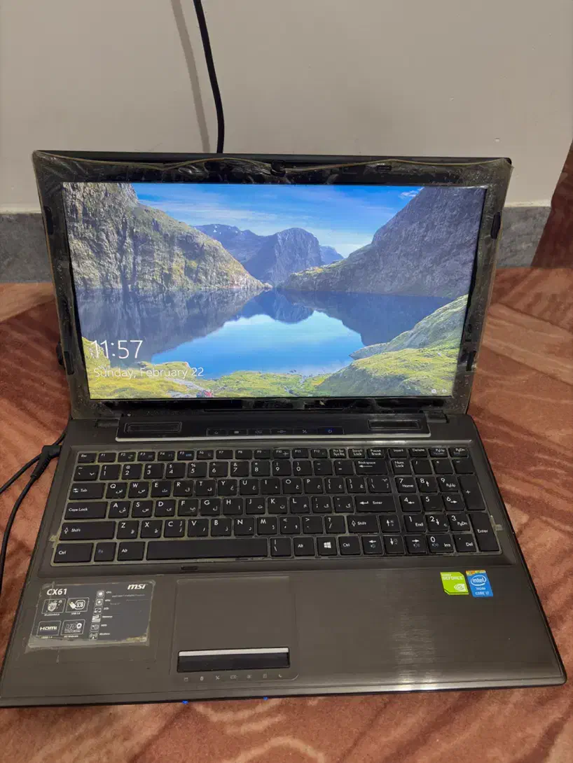 لپ تاپ msi cx61 i7|رایانه همراه|دزفول, |دیوار