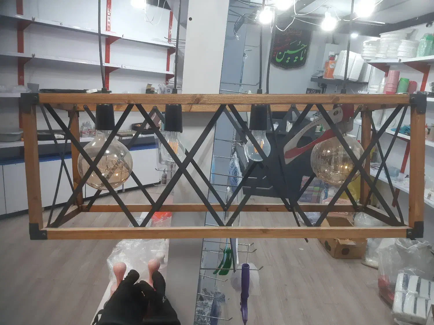 لوستر تزئینی|لوستر و چراغ آویز|تهران, مینی‌سیتی (شهرک نفت)|دیوار