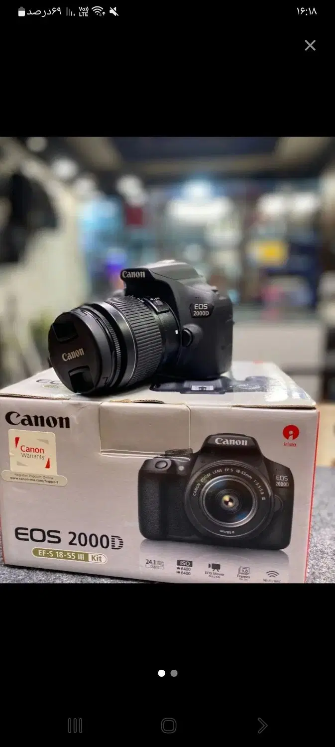 دوربین canon 2000D|دوربین عکاسی و فیلمبرداری|تهران, مرزداران|دیوار
