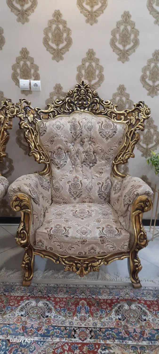 مبل سلطنتی|مبلمان خانگی و میز عسلی|تهران, خزانه|دیوار