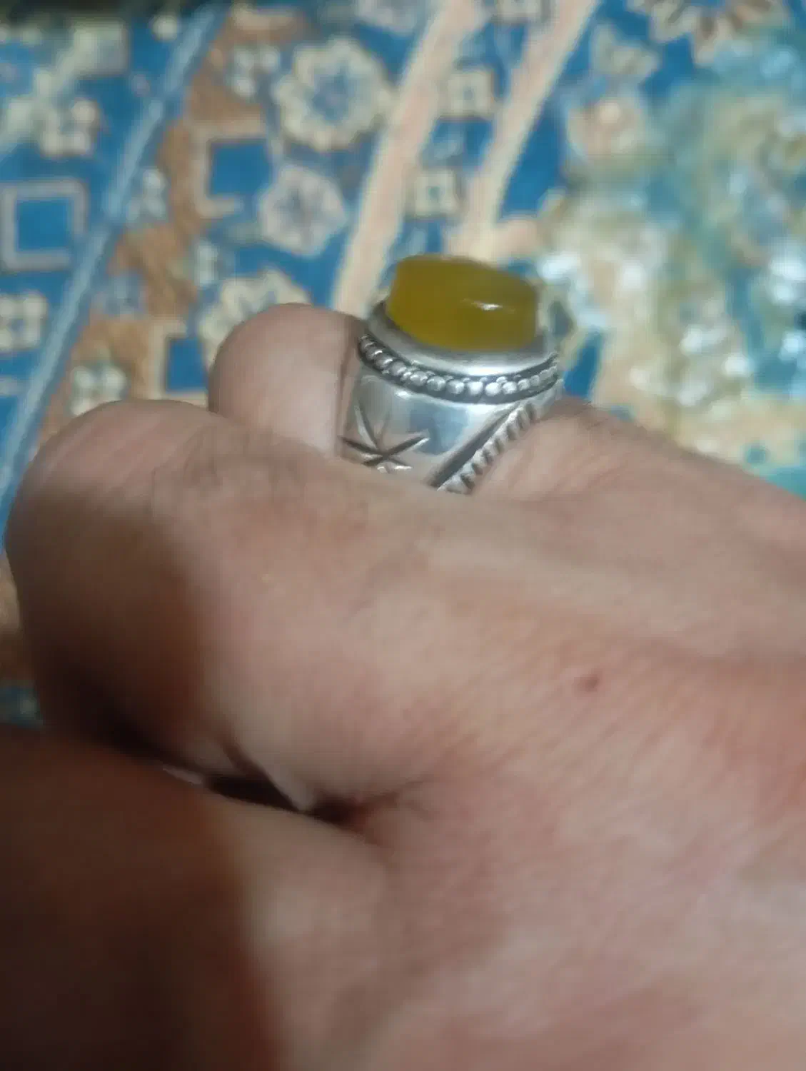 انگشتر نقره رادیو وتسبیح سیم کوب چاقو عتیقه|جواهرات|قوچان, |دیوار