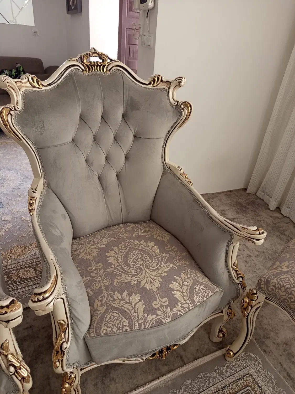 مبل سلطنتی ۹نفره با جلو مبلی|مبلمان خانگی و میز عسلی|ارومیه, |دیوار