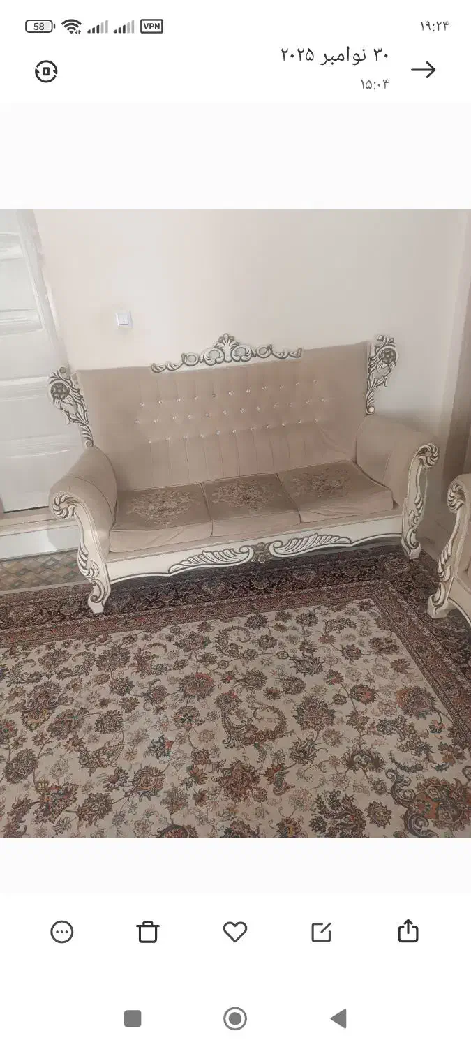 سرویس مبل وگنجه|مبلمان خانگی و میز عسلی|تربت‌حیدریه, حیدرآباد|دیوار