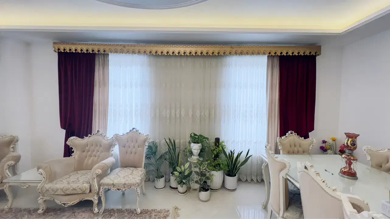 پرده سالن پذیرایی|پرده، رانر، رومیزی|بهشهر, |دیوار