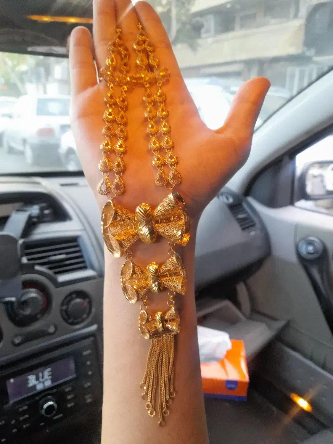 سرویس گردنبند نقره فیوژن آبکاری طلا (طرح طلا)|جواهرات|تهران, شهرک محلاتی|دیوار