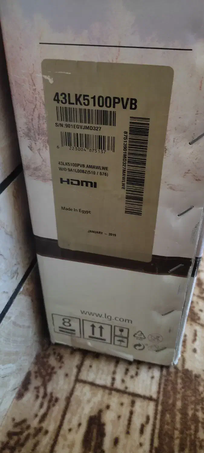 تلویزیون LG LED 43 اینچ تمیز همراه محافظ صفحه|تلویزیون و پروژکتور|سراوان, |دیوار