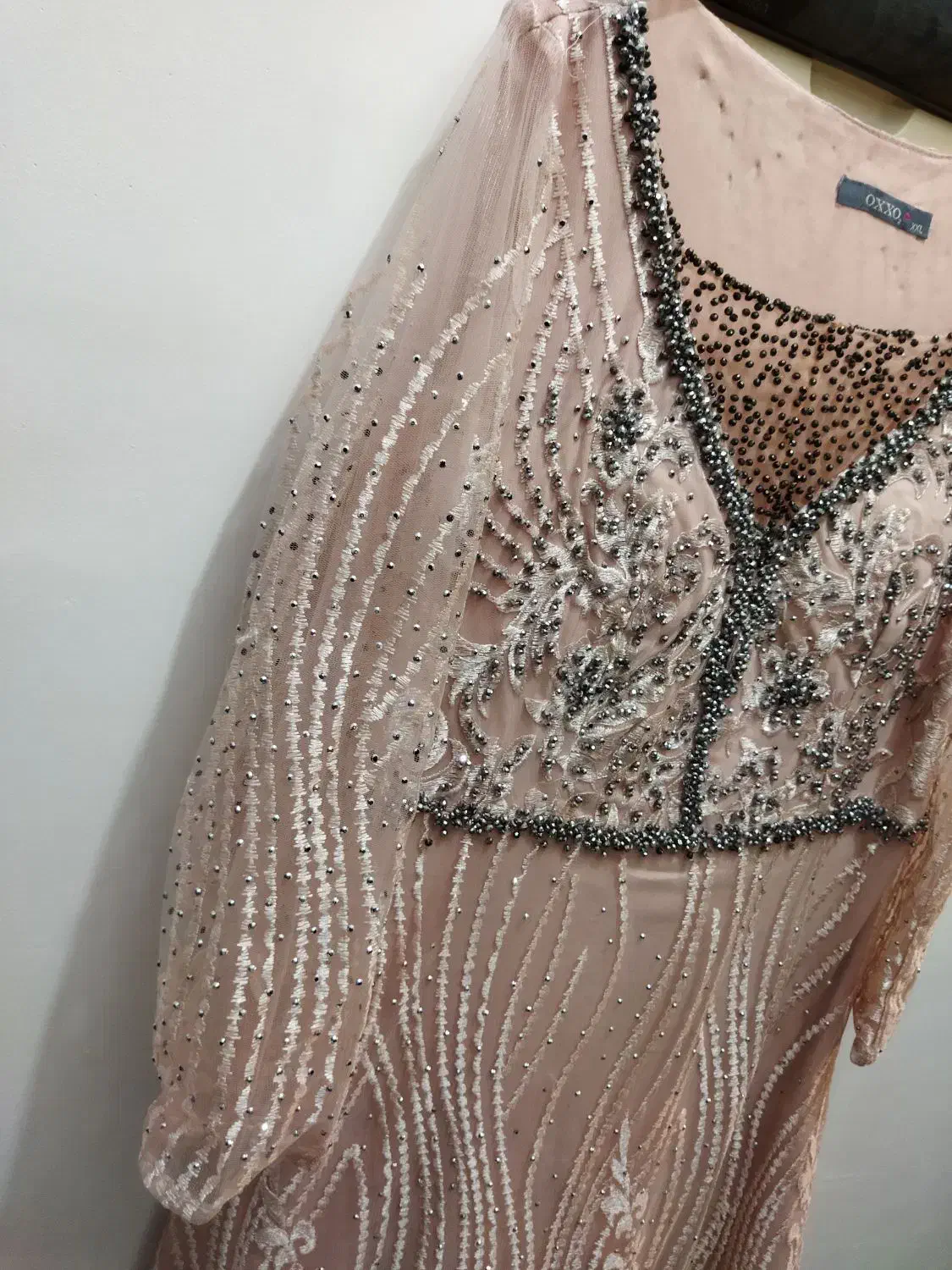 لباس مجلسی آستین دار گیپور|لباس|سهند, |دیوار