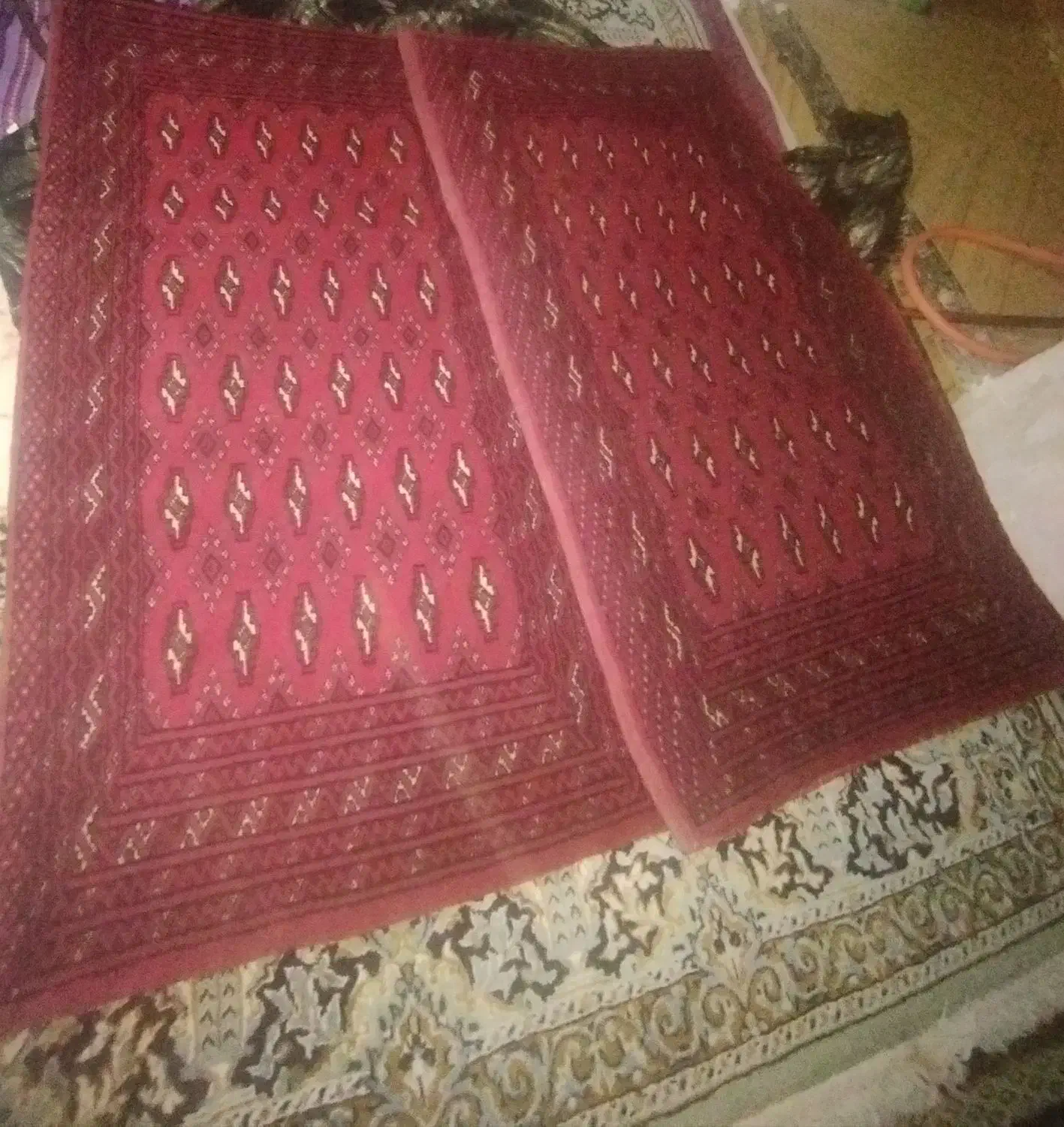 پشتی ترکمنی دست باف|پشتی|شیروان (خراسان), |دیوار