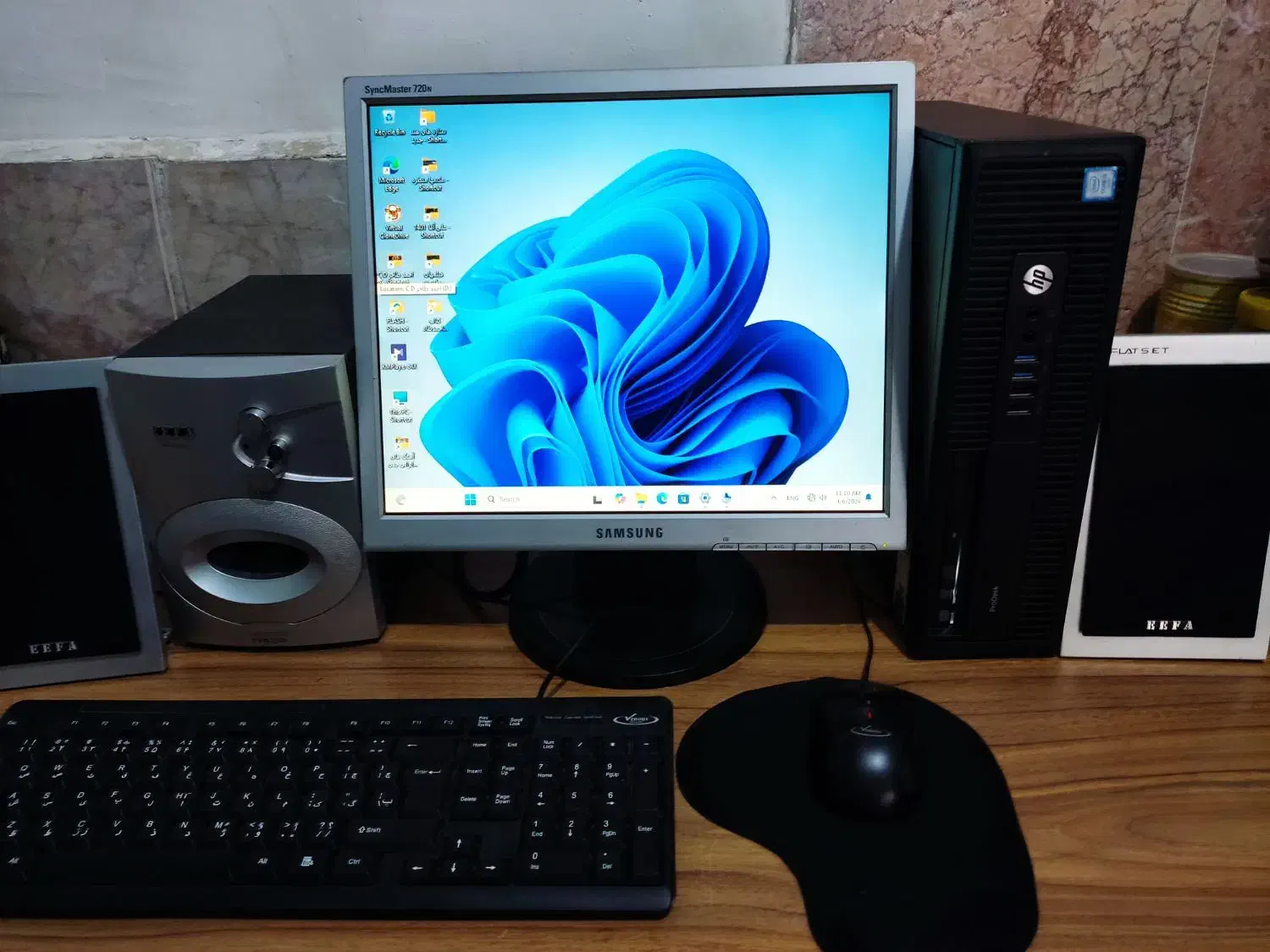 مانیتور LCD سامسونگ ۱۷ اینچ سالم مناسب دوربین|قطعات و لوازم جانبی رایانه|مشهد, کوی دروی|دیوار