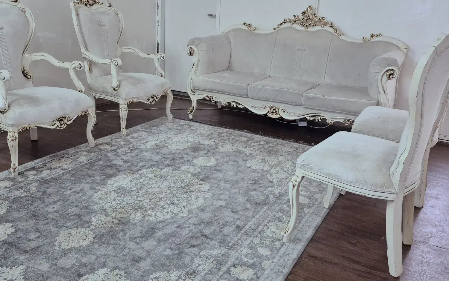 مبل نیمه کلاسیک|مبلمان خانگی و میز عسلی|امیدیه, |دیوار