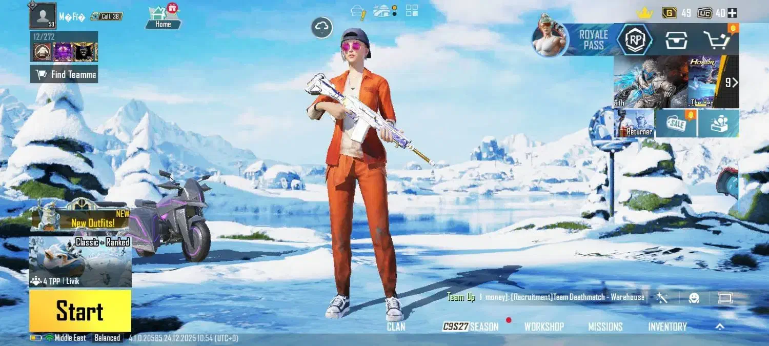 اکانت پابجی موبایل قوی|کنسول، بازی ویدئویی و آنلاین|تهران, امام خمینی|دیوار