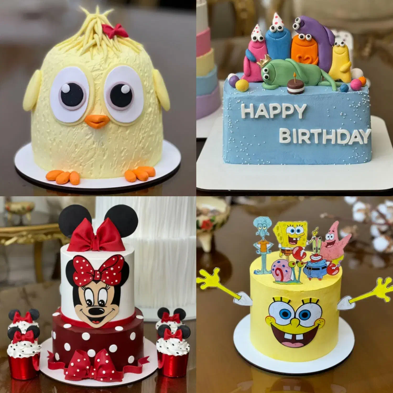 کیک های تولد خانگی (خامه ای و فوندانت)|خدمات پذیرایی، مراسم|رشت, یخسازی|دیوار