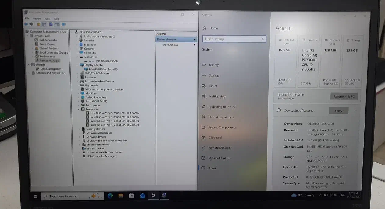 لپتاپ Lenovo T570|رایانه همراه|ارومیه, |دیوار