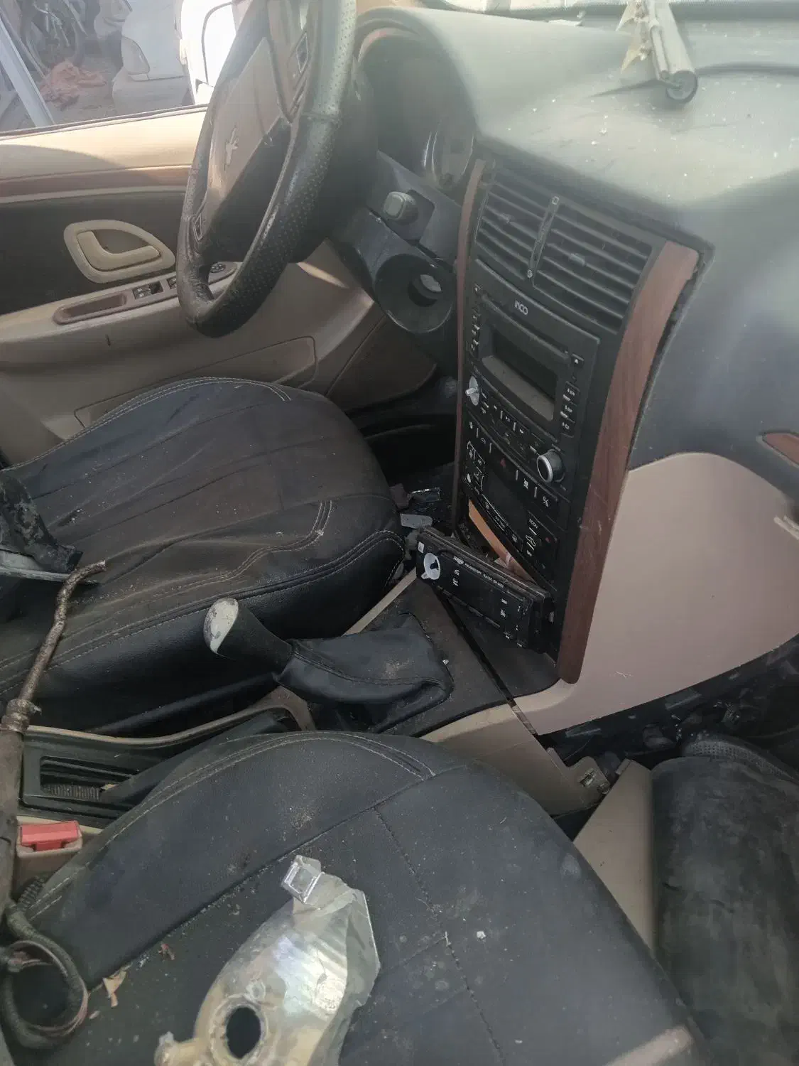 ماشین تصادفی است فروش یا معاوضه با پارس مدل پاین|خودرو سواری و وانت|شوش, |دیوار