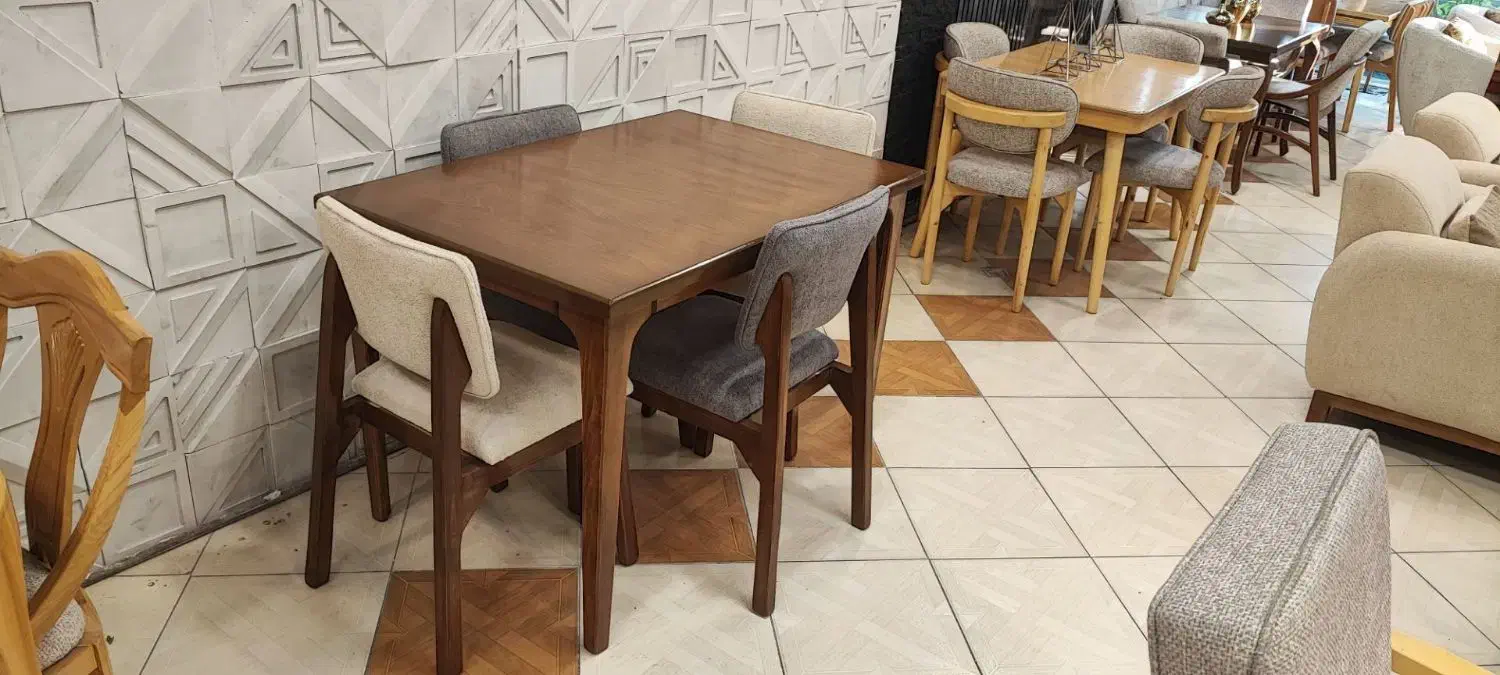 میز نهار خوری ۴نفره اقساط ۶ماهه|میز و صندلی غذاخوری|رفسنجان, |دیوار