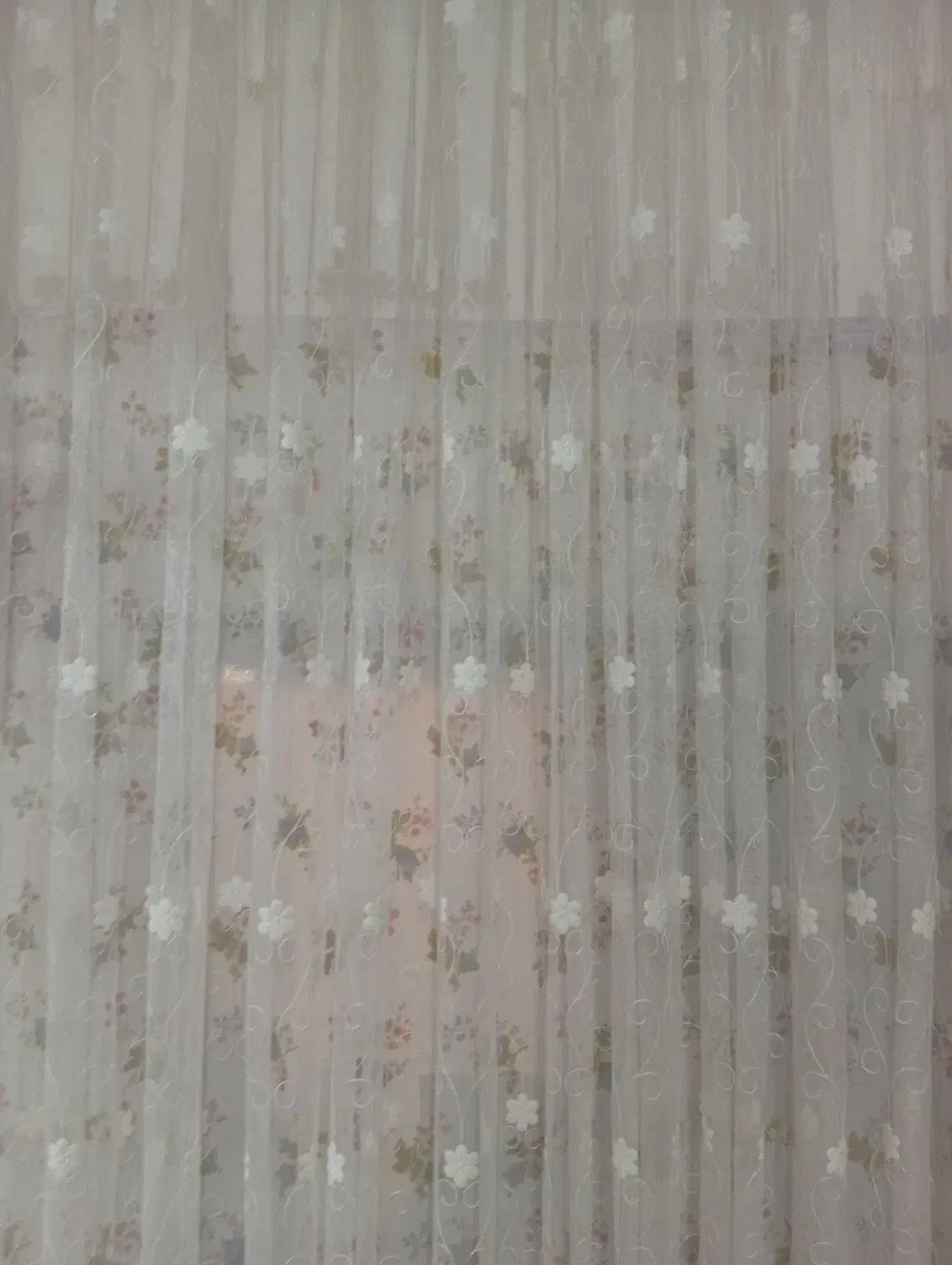 پرده حریر گل|پرده، رانر، رومیزی|نگین شهر, |دیوار