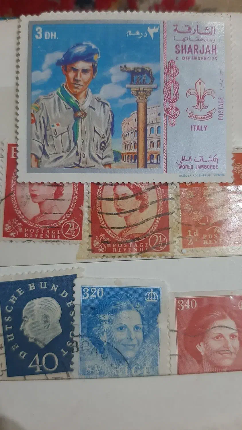 تمبر قدیمی|کلکسیون سکه، تمبر، اسکناس|اهواز, کوروش|دیوار