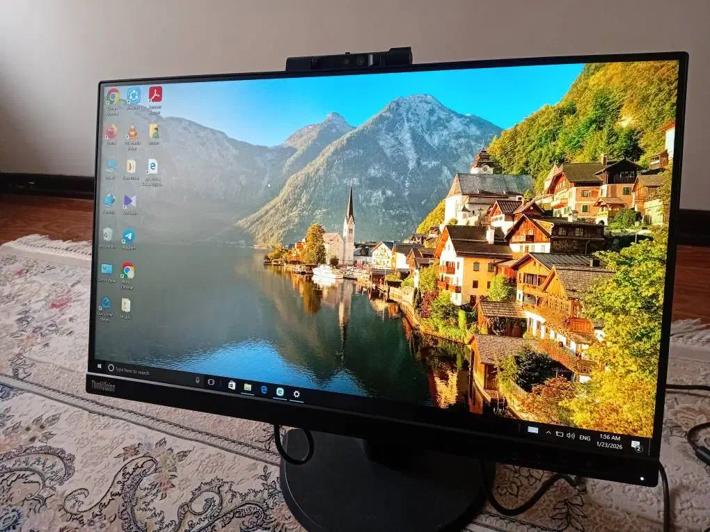 مانیتو lenovo فریم لس وبکم|قطعات و لوازم جانبی رایانه|تهران, المهدی|دیوار