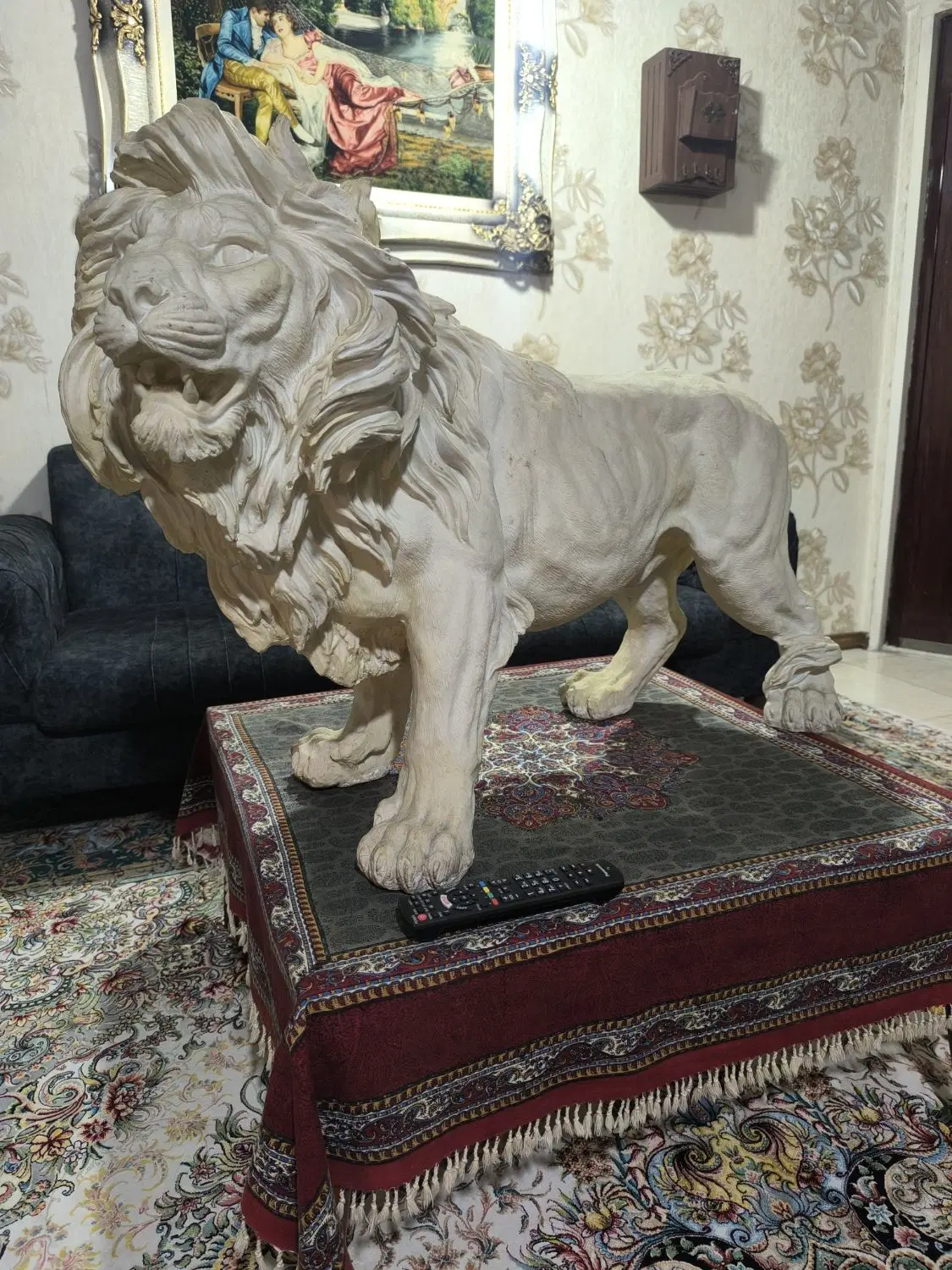 مجسمه شیر فایبرگلاس|مجسمه، تندیس، ماکت|تهران, شهرک گلها|دیوار