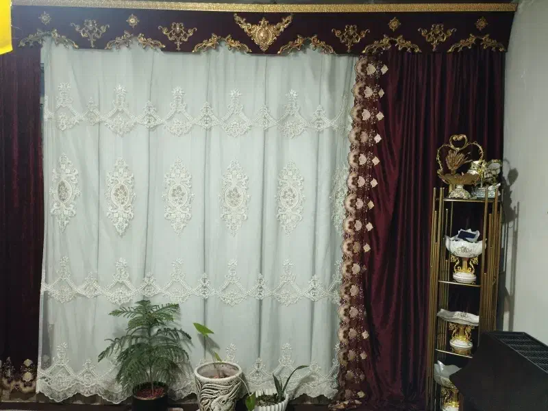 پرده|پرده، رانر، رومیزی|مشهد, مهدی آباد|دیوار