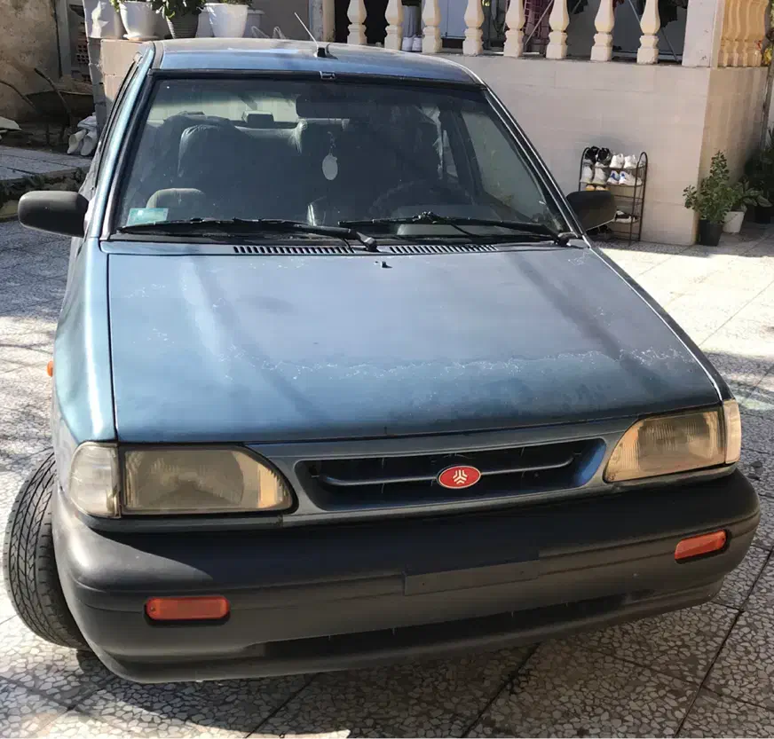 پراید۸۶ ابی اطلسی متالیک شاسی سالم|خودرو سواری و وانت|قائمشهر, |دیوار