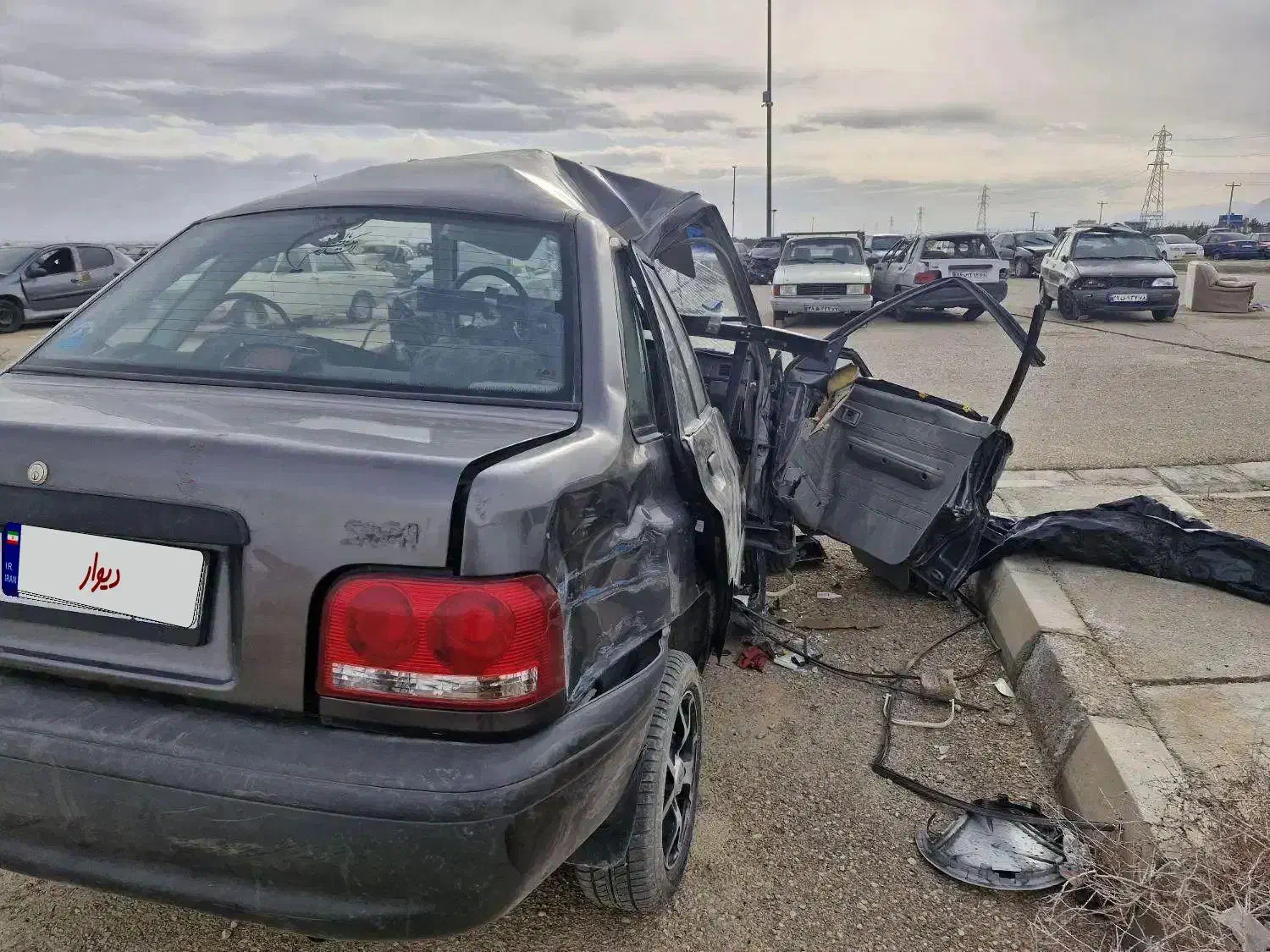 پرایدتصادفی مدل 86شهردامغان|خودرو سواری و وانت|دامغان, |دیوار