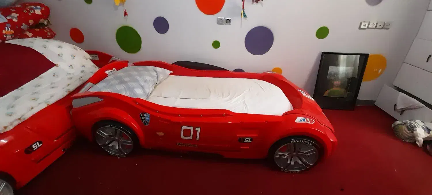 تخت مدل فراری با کمد|تخت و سرویس خواب|اردبیل, |دیوار