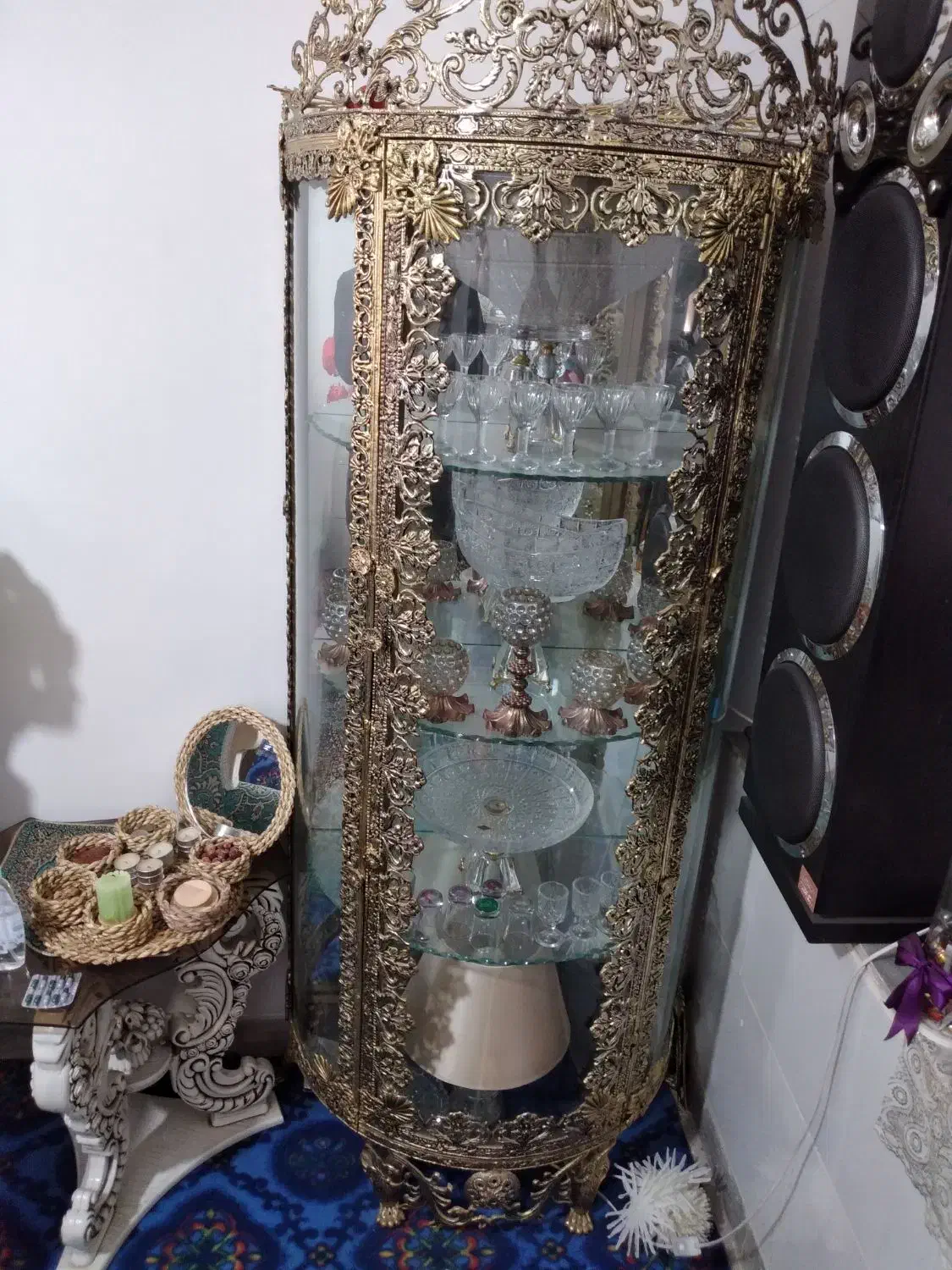 ساعت ایستاده و ویترین|بوفه، ویترین، کنسول|قزوین, |دیوار