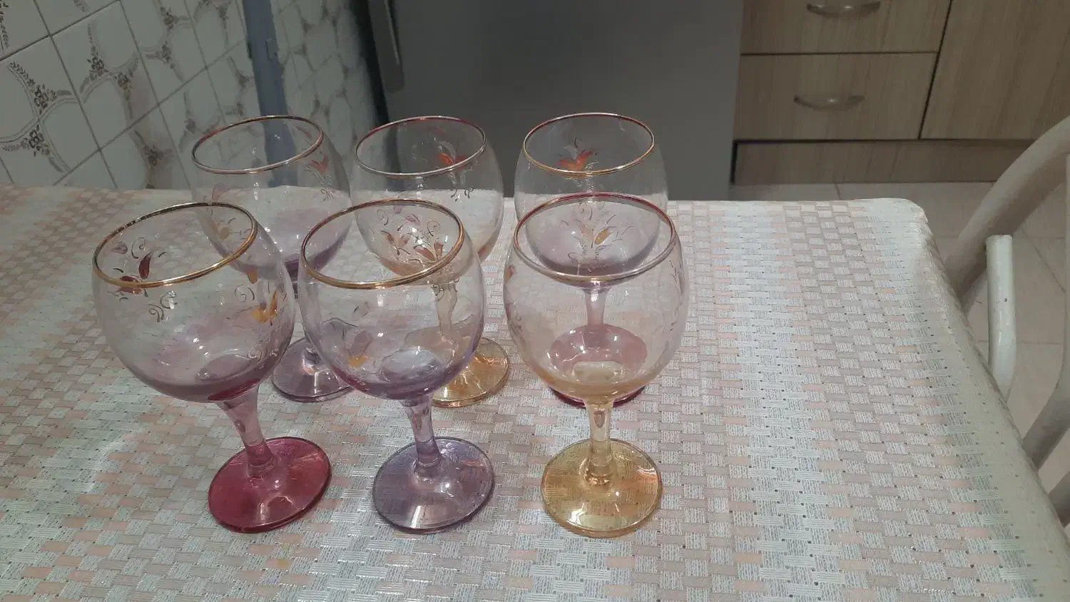 گیلاس های دکوری زیبا|ظروف سرو و پذیرایی|قم, انصار‌الحسین|دیوار