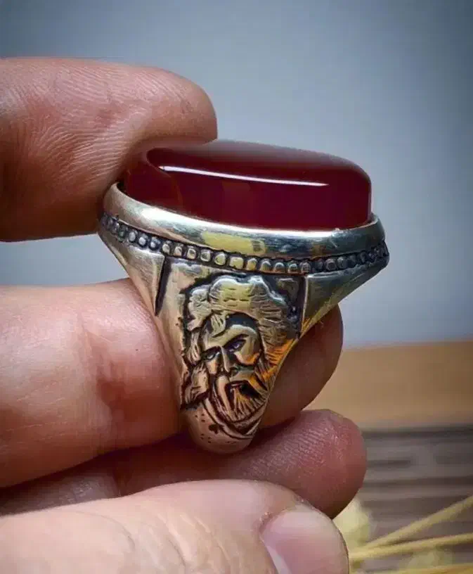 انگشتر عقیق قرمز|بدلیجات|زاهدان, |دیوار