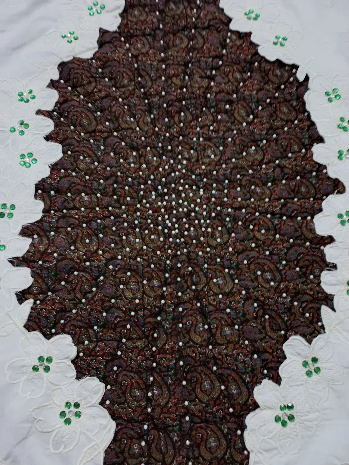 تخفیف ویژه لحاف ترمه یزدی اصل قدیمی|رختخواب، بالش، پتو|کاشان, میانچال|دیوار