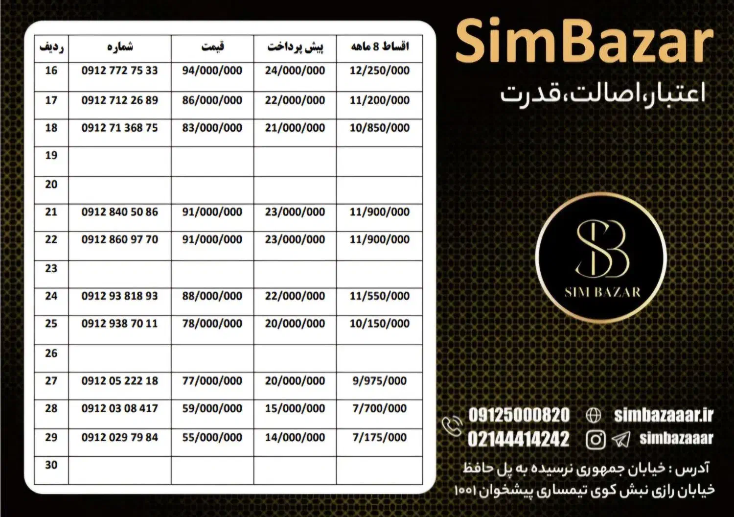 0912-860-9770|سیم‌کارت|کرمان, |دیوار