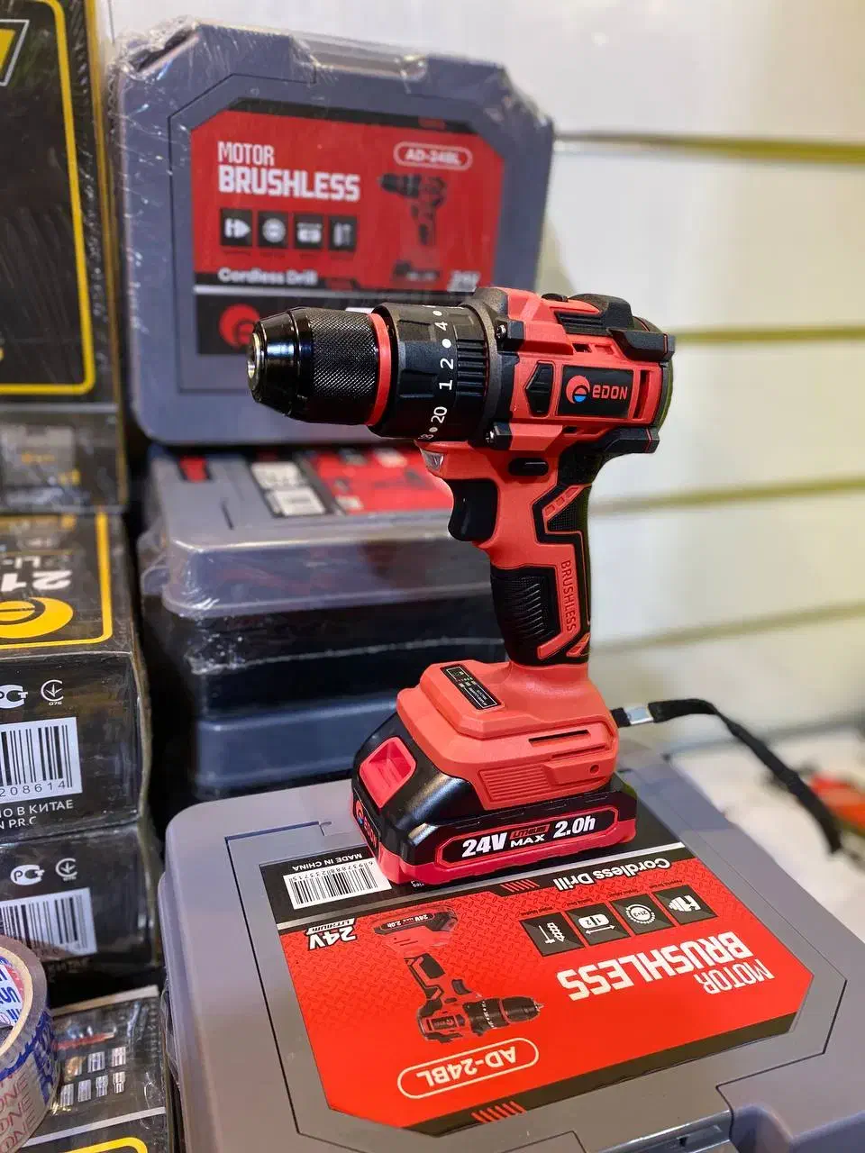 دریل شارژی چکشی ادون مدل ad-24bl|ابزارآلات|اندیشه, اندیشه فاز ۴|دیوار