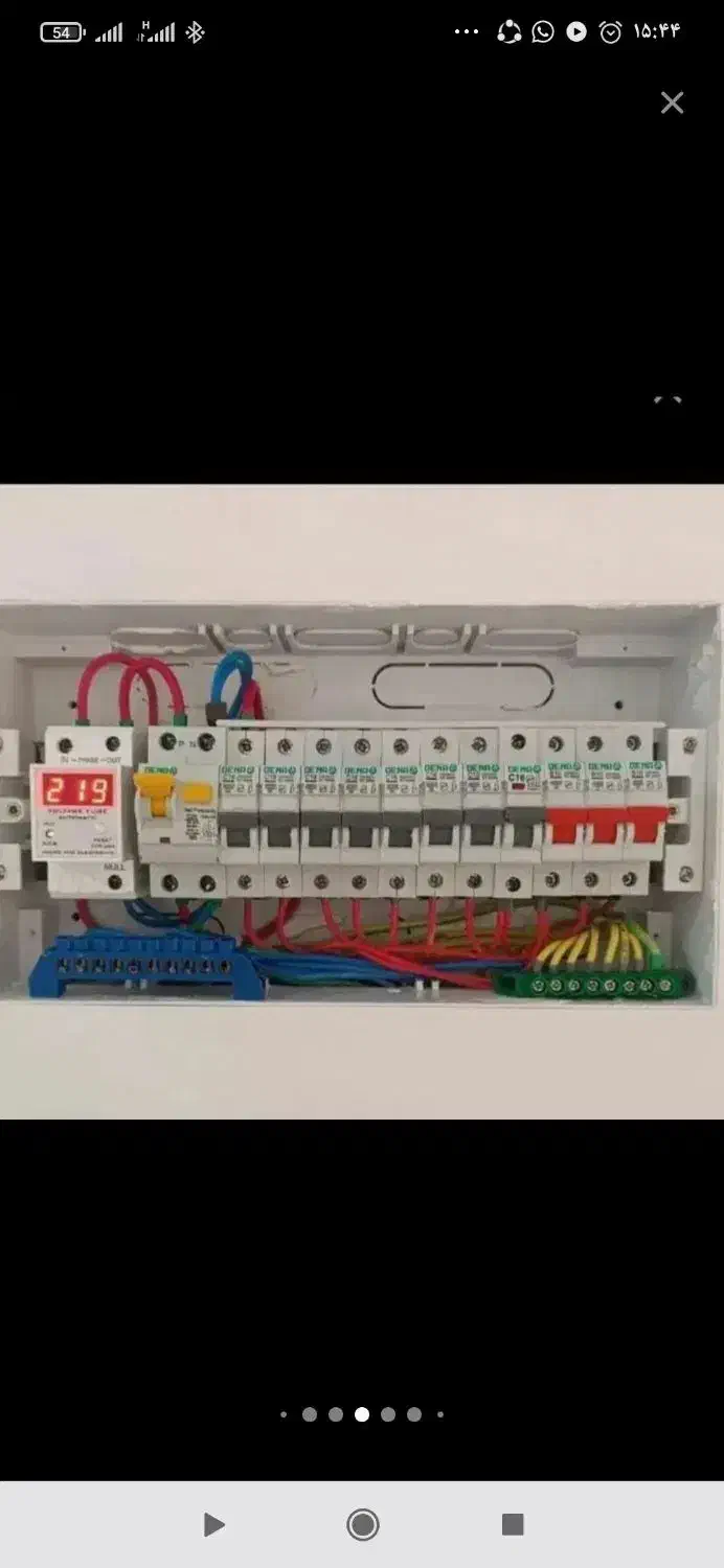 سیم کشی و برق کاری ساختمان|خدمات پیشه و مهارت|بم, |دیوار