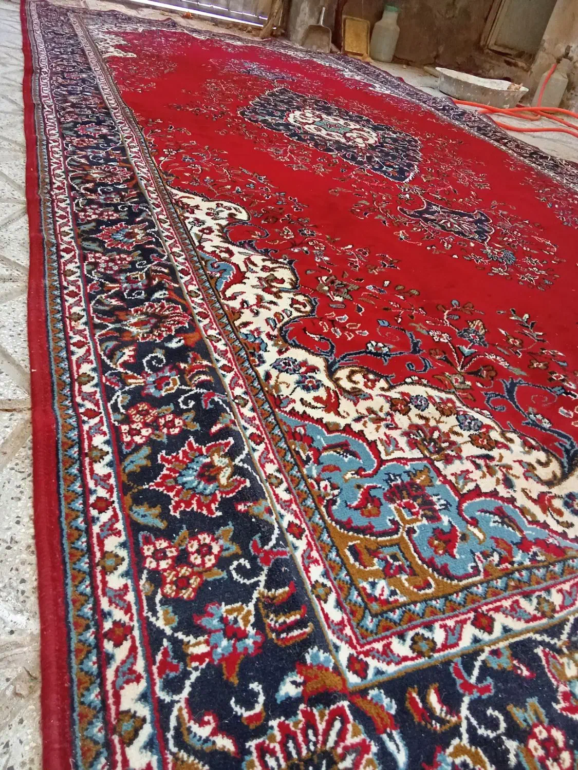 فرش ماشینی|فرش|نیشابور, گنبد سبز|دیوار