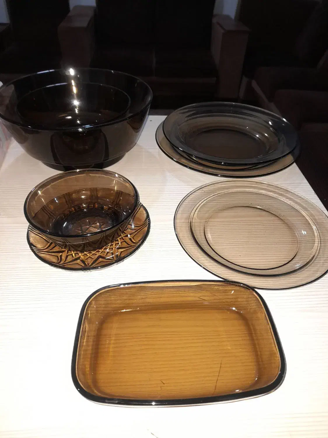 ظرف دودی دورالکس اصل فرانسه در حد نو|ظروف سرو و پذیرایی|همدان, |دیوار